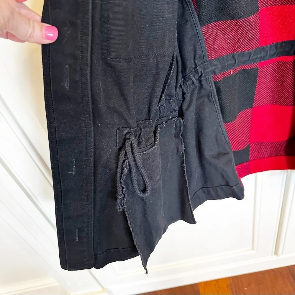 Lucky‎ Brand Men’s Cotton Buffalo Check Plaid Utility Jacket Shacket Lightweight